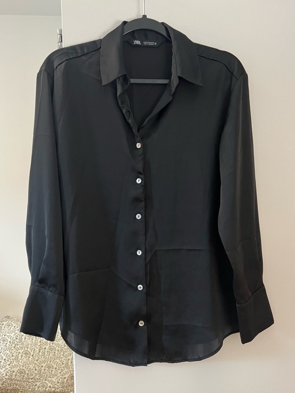 Zara Satin Effect Shirt